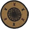 VHC Brands Classic Country Primitive Tabletop Kitchen Heritage Farms Tan Star Jute Trivet