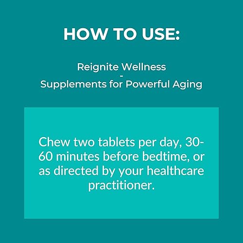 Miniatura 9 de Reignite Wellness by JJ Virgin  Caramelos para dormir  Suplemento masticable de 5 HTP con inositol, vitamina B6, melatonina y L-teanina para adultos