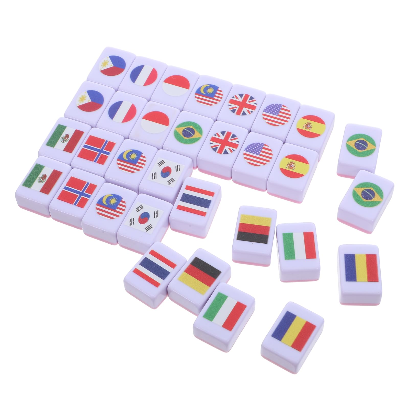 Tuiles Mahjong 64 Pièces en Éducatif pour Famille