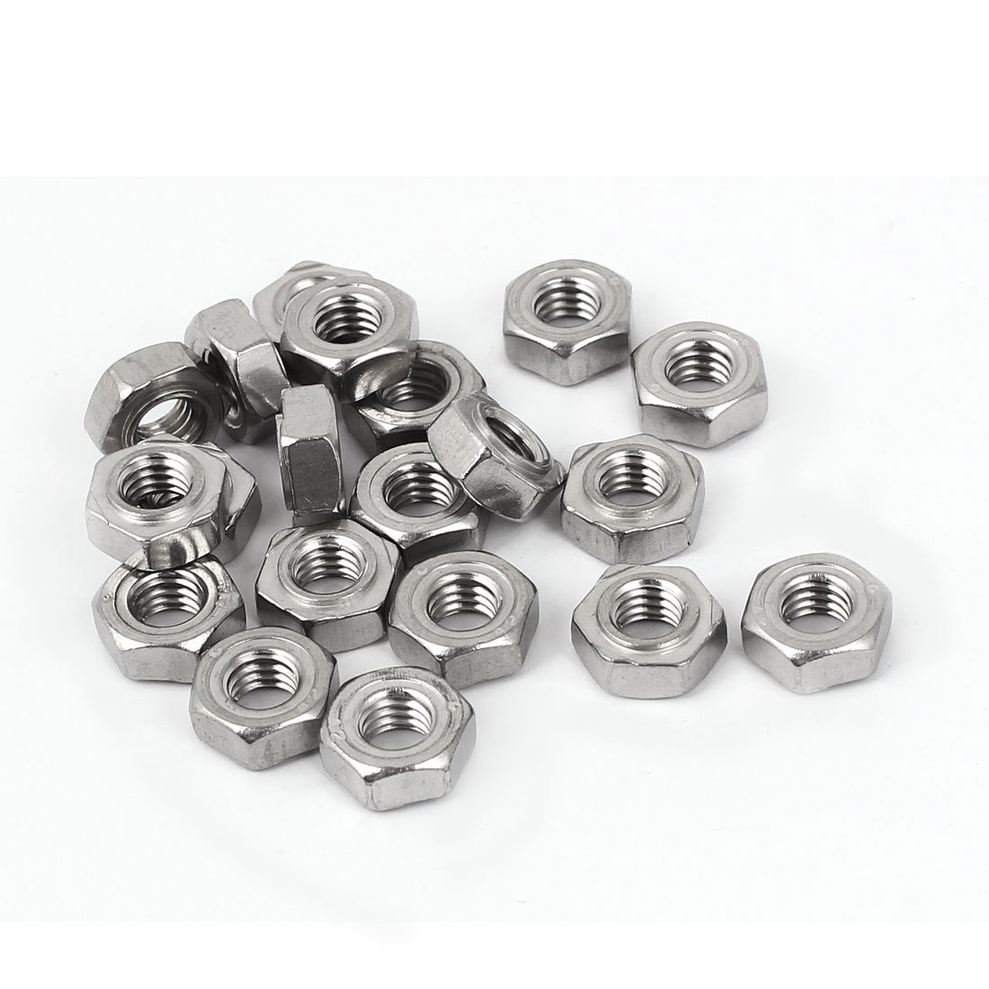 Aexit 20 Pcs Nails, Screws & Fasteners M6 x 1mmm Pitch DIN 929