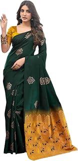 Women's Kanjivaram Banarasi Art Silk Saree with Blouse Piece saree For Women