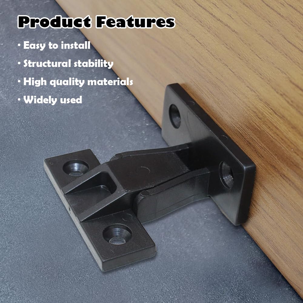 10 Pcs Push-in Plinth Fasteners, ABS Press Fit Panel Clips - Image 4