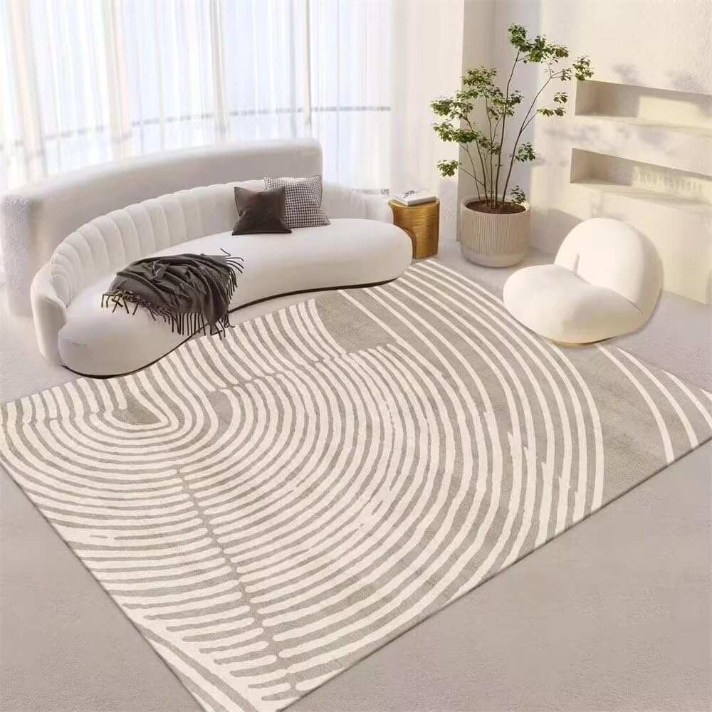 decoración hogar Antideslizante y Resistente a la contaminación moquetas Gris habitacion Bebe Bases Antideslizantes para alfombras alfombras Salon Alfombra de Cocina antideslizante130x190CM