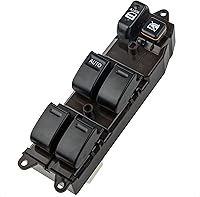 Obaee 14-Pin Master Power Window Switch for Toyota Camry 2002-2006 (Non-XLE), Corolla/Matrix 03-08 & More - Replaces 84820AA070, 901-705