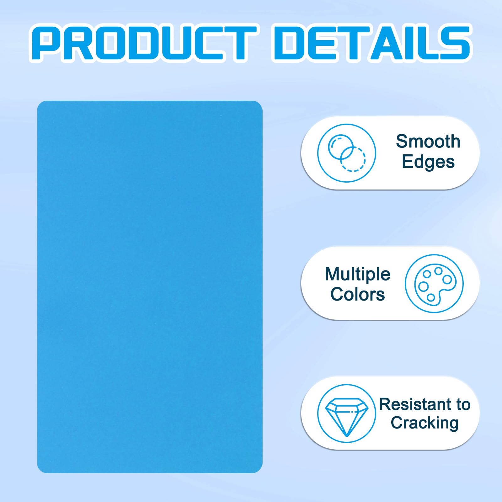 PATIKIL Blank PVC Cards, 30 Pack Inkjet Plastic ID Card CR80 30 MIL White Printable Business Cards - Image 3