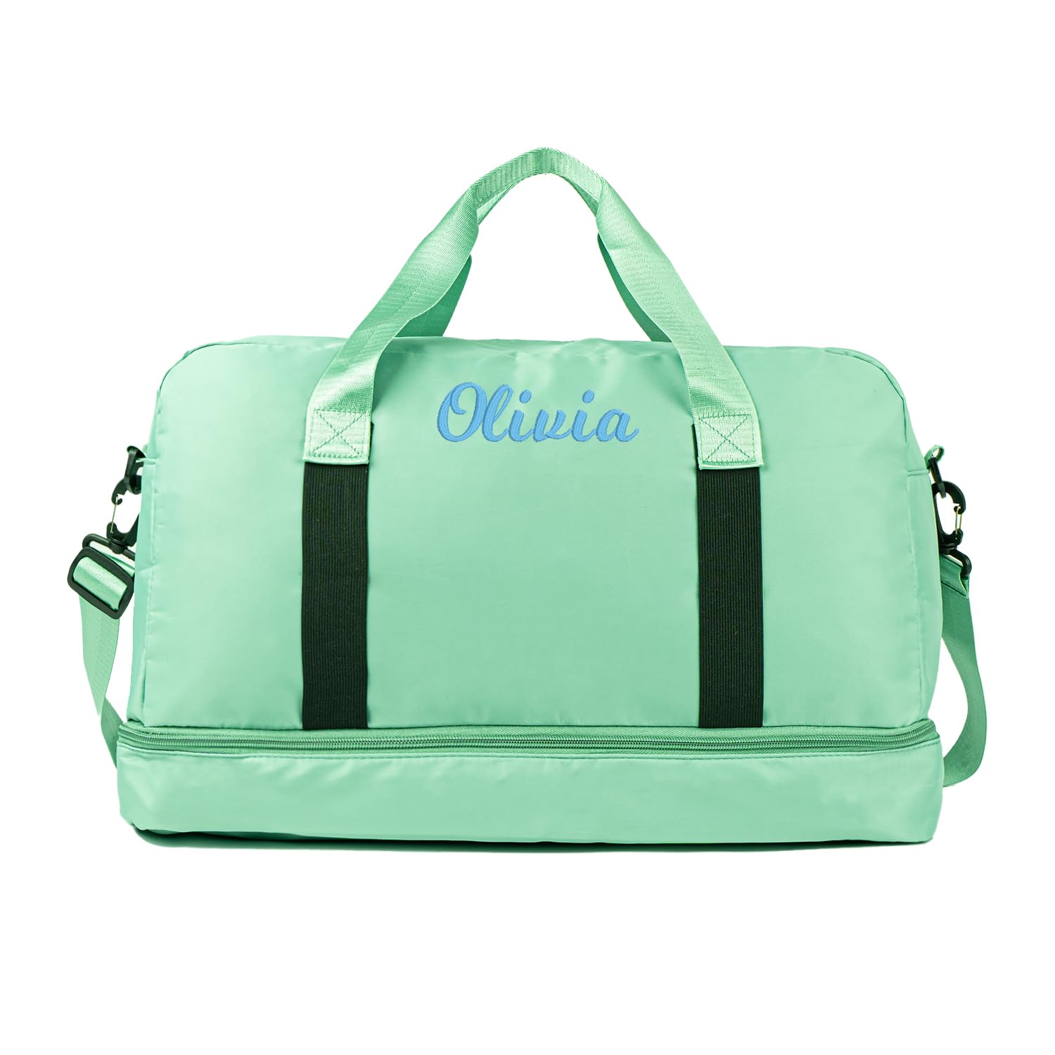 MTIANG Duffle Bag for Women Girls Personalized Overnight Weekender Duffle with Name, Custom Honeymoon Travel Bag for Wedding - Waterproof & Trolley