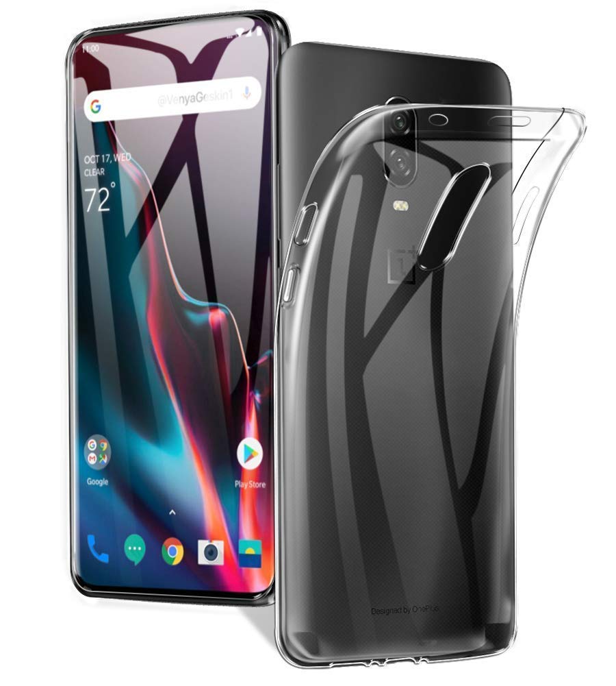 Mauval Oneplus 7 Pro Back Cover Case Soft Thin Dotted Textured TPU Flexable Shockproof Back Case Cover for Oneplus 7 Pro - Transparent (B07X7PLQMM) Amazon Price History, Amazon Price Tracker