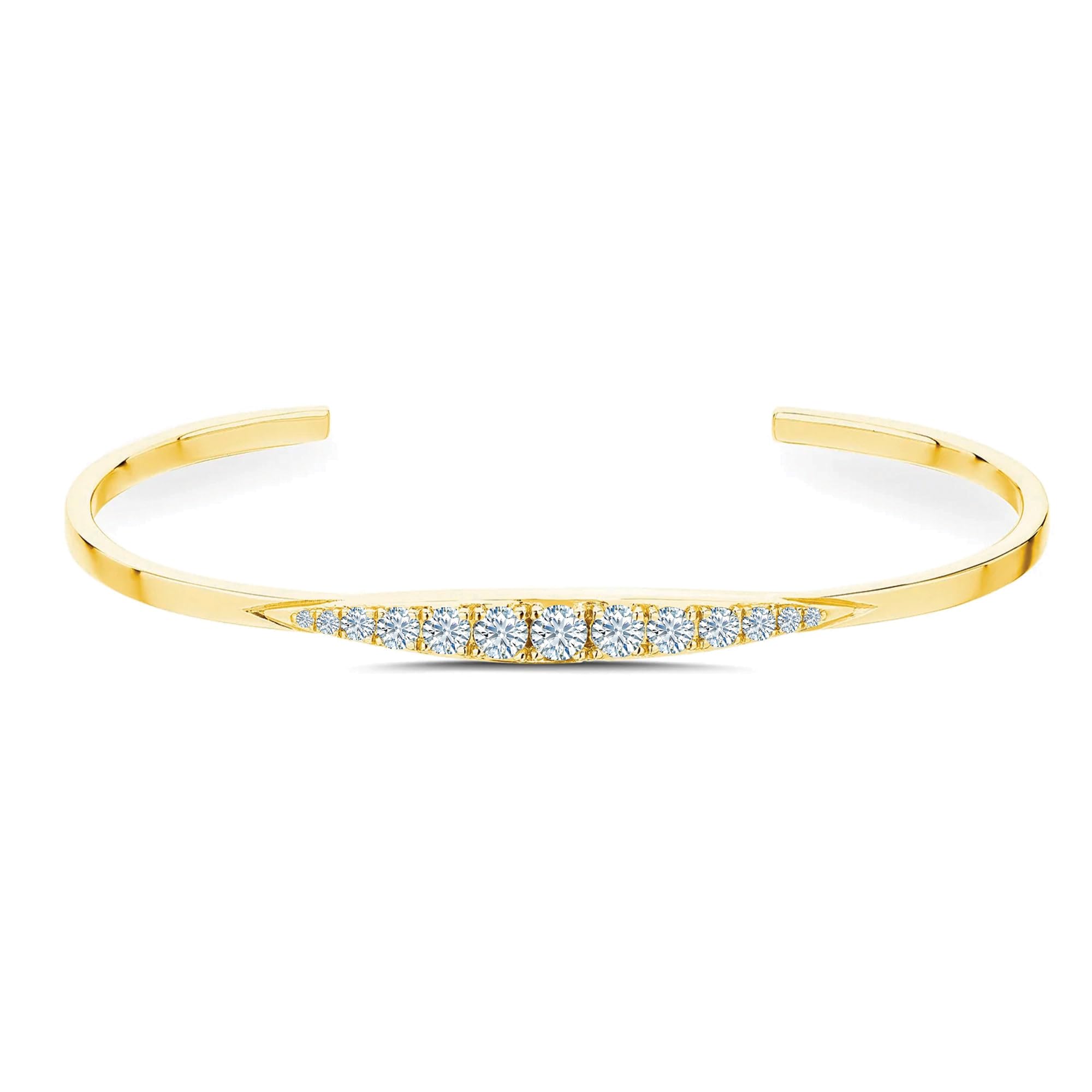 MINUTIAE Gold-Plated Crystals Link Bracelet For Womens and Girls_MNT0369_G (B0D2TZH9DV) Amazon Price History, Amazon Price Tracker