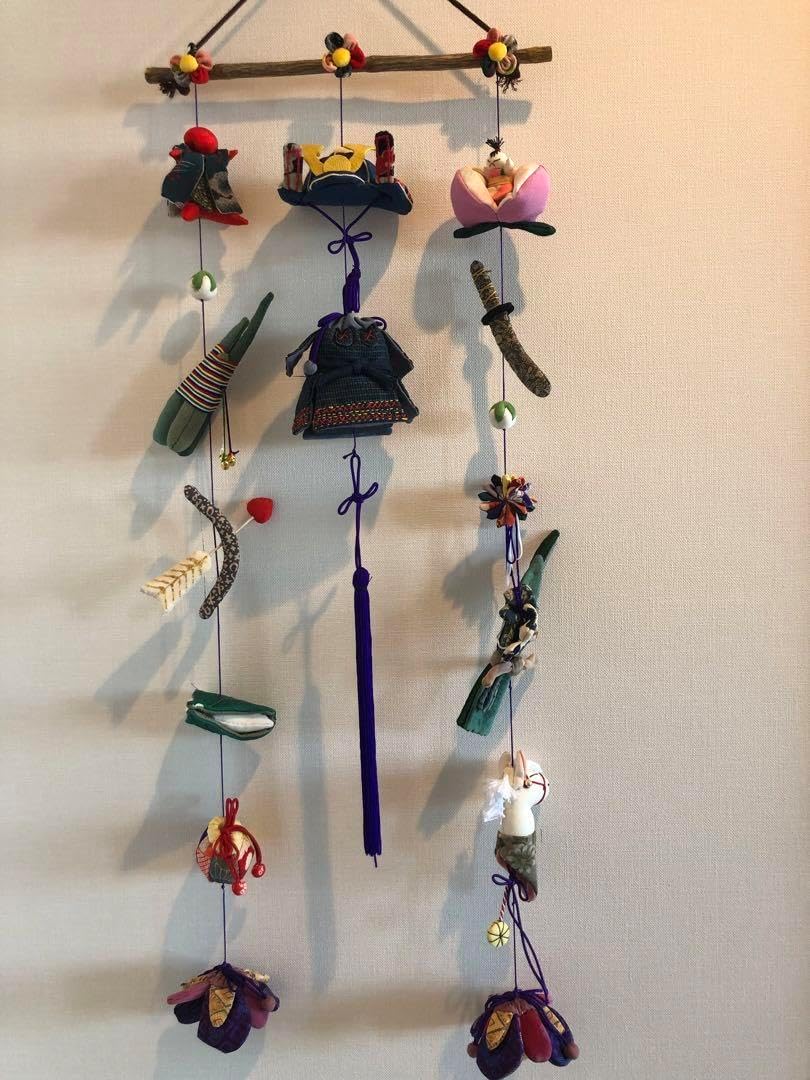 端午の節句の壁掛け③ 吊るし飾り 吊るし雛 端午の節句の壁掛け④