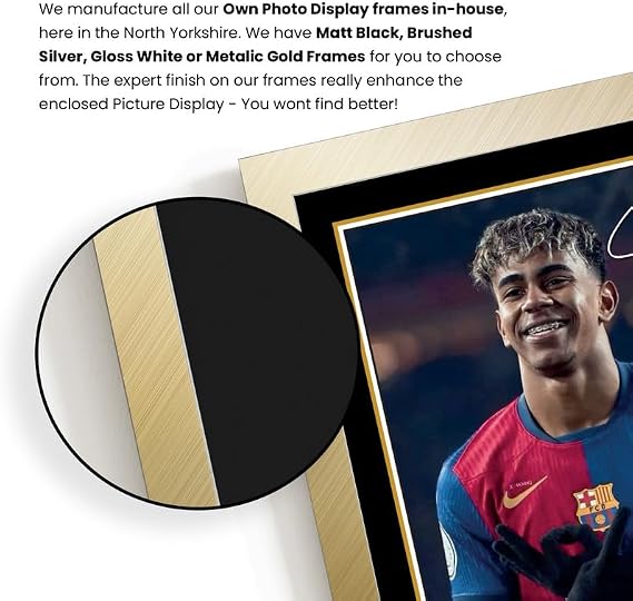 FoxyPrinting Lamine Yamal V2 Signed Autograph Poster Print – FC Barcelona Wonderkid – Football Gift for Fans & Collectors, A4 Poster Print (297x210mm)