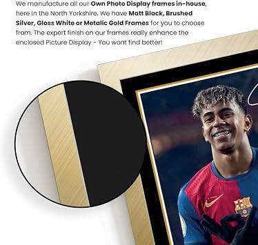 FoxyPrinting Lamine Yamal V2 Signed Autograph Poster Print – FC Barcelona Wonderkid – Football Gift for Fans & Collectors, A4 Poster Print (297x210mm)