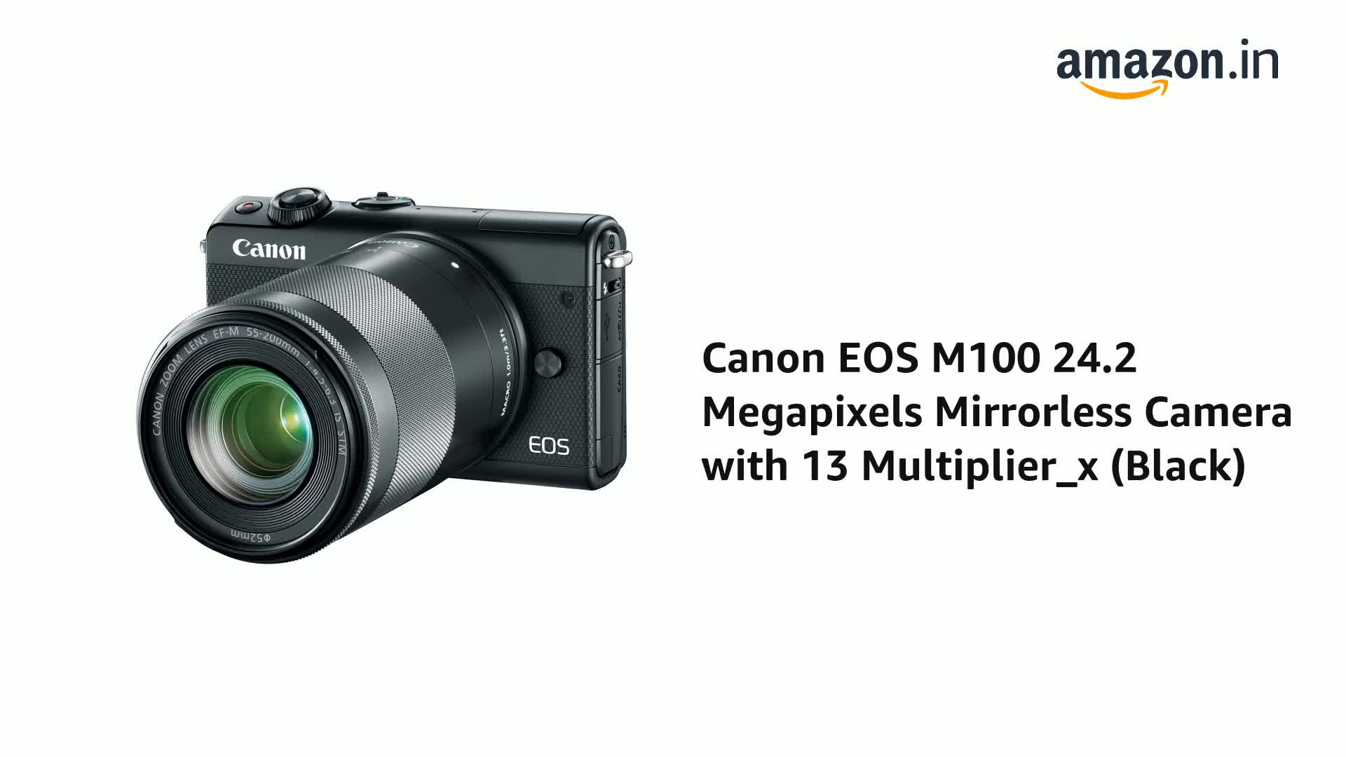 Buy Canon EOS M100 Mirrorless Camera w/ 15-45mm Lens & 55
