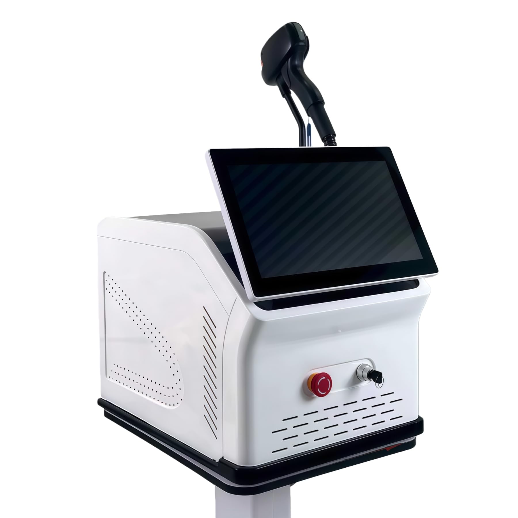 Dispositivo di depilazione del titanio del ghiaccio della macchina di depilazione del laser del diodo di lunghezza d'onda 808NM adatto a tutti i toni della pelle 4000W
