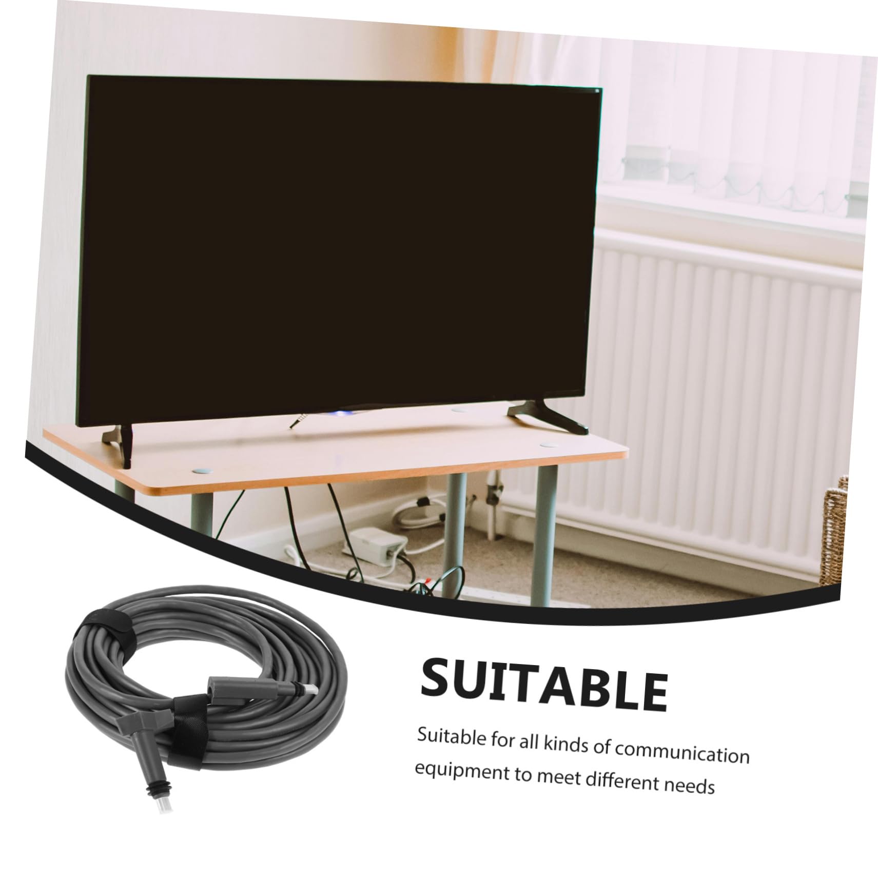 Homoyoyo Rallonge de Câble Ethernet Cat 6 pour Équipements de Communication, Connexion Stable, Transmission Rapide, 2 Usages École et Bureau