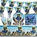 Gxhong Batman Geburtstag Deko Justice League Party-Set GeburtstagspartyPartygeschirr Set Kindergeburtstag Party Dekoration Partyzubehör Set Teller Becher Servietten Trinkhalme Wimpel, 52 pcs