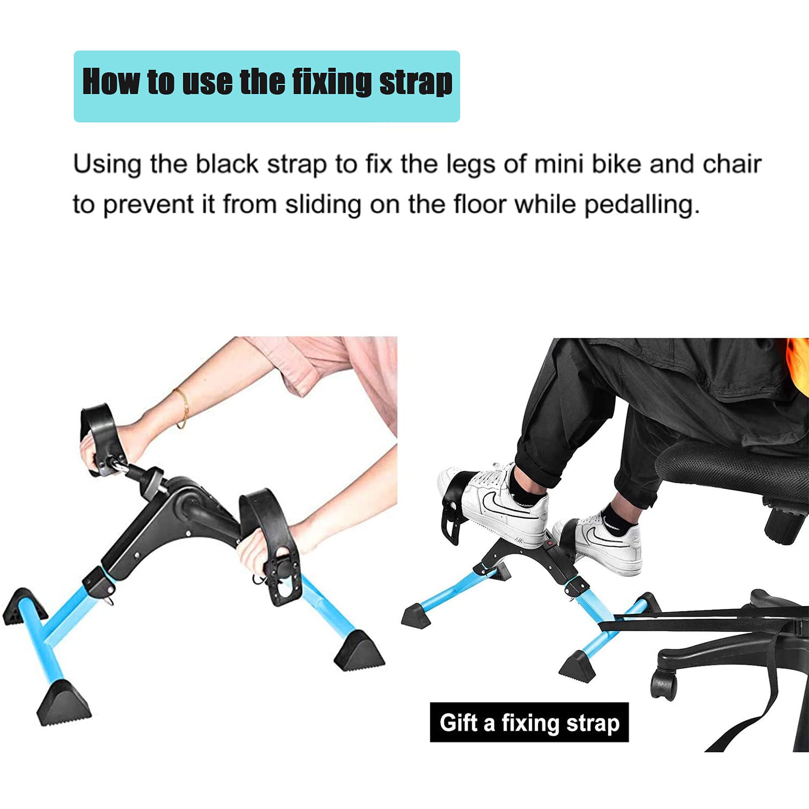 Mini Exercise Bike Himaly Under Desk Bike Pedal Exerciser Portable Foot Cycle Arm Amp Leg Peddler Machine With Lcd Screen Displays 141039