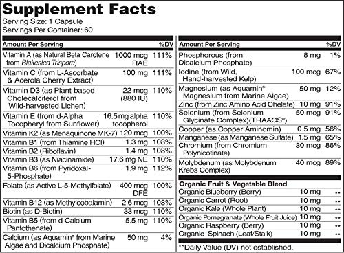 NATURELO One Daily Multivitamin for Men - with Vitamins & Minerals + Organic Whole Foods - Supplement to Boost Energy… - Image 4