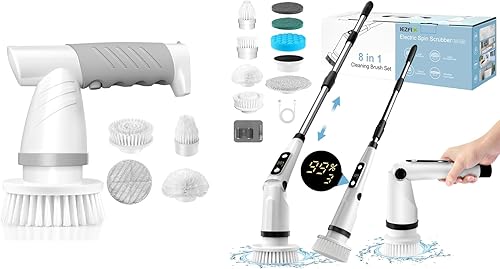 iezfix Limpiador eléctrico giratorio X01 + cepillo de limpieza eléctrico X03