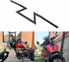 Guidon Moto Yctze Pour Sportster XL 883 1200 - Acier 25 Mm Noir Ou Chromé