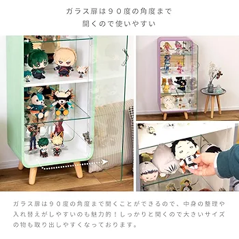 パレットライフ コレクションケース フィギュア ６段 ぬいぐるみ ガラス棚 61-T1AMmECL._UF350,