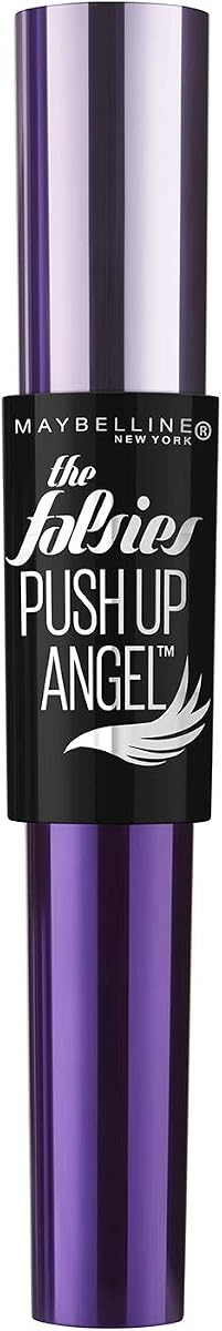 Máscara lavable de ángel Volum' Express Falsies Push Up, negra más negra, 1 cuenta