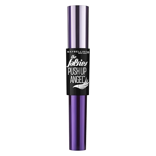 Maybelline Volum' Express Falsies Push Up Angel Mascara de Pestañas Lavable, Negro Más Negro, 1 Unidad
