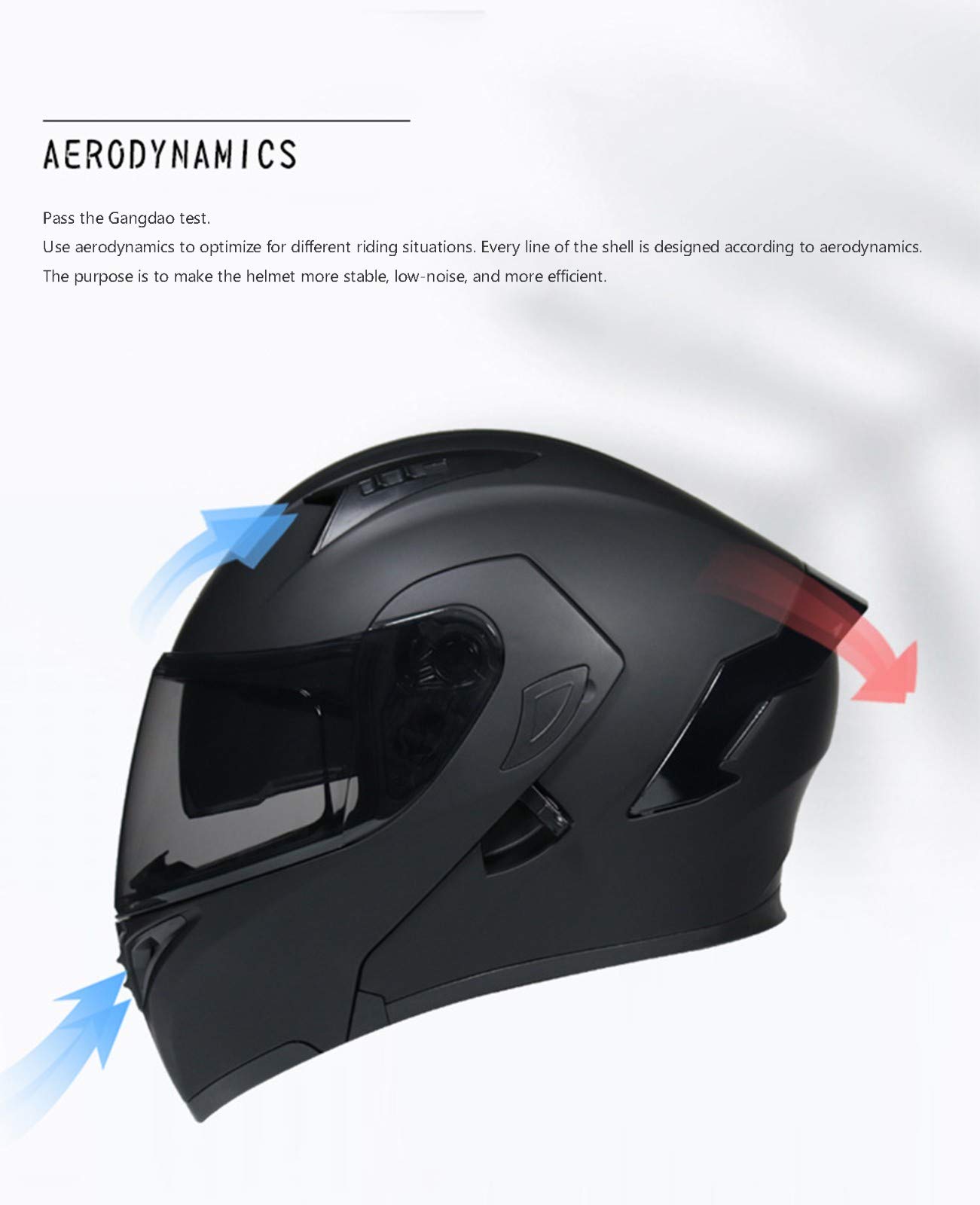 Casque Moto Modulable Flip-Up Avec Bluetooth - Double Visière, ECE Homologué, Pour Homme Et Femme