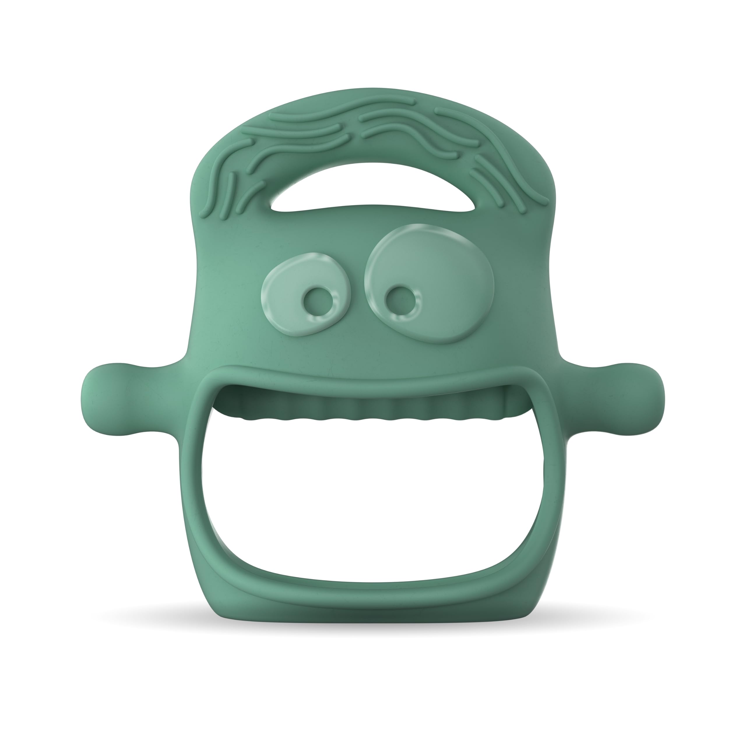 Mochi Baby Teether Crown Design, Dual-Texture BPA-Free Silicone Teething Toy for 0-12 Months - Image 2