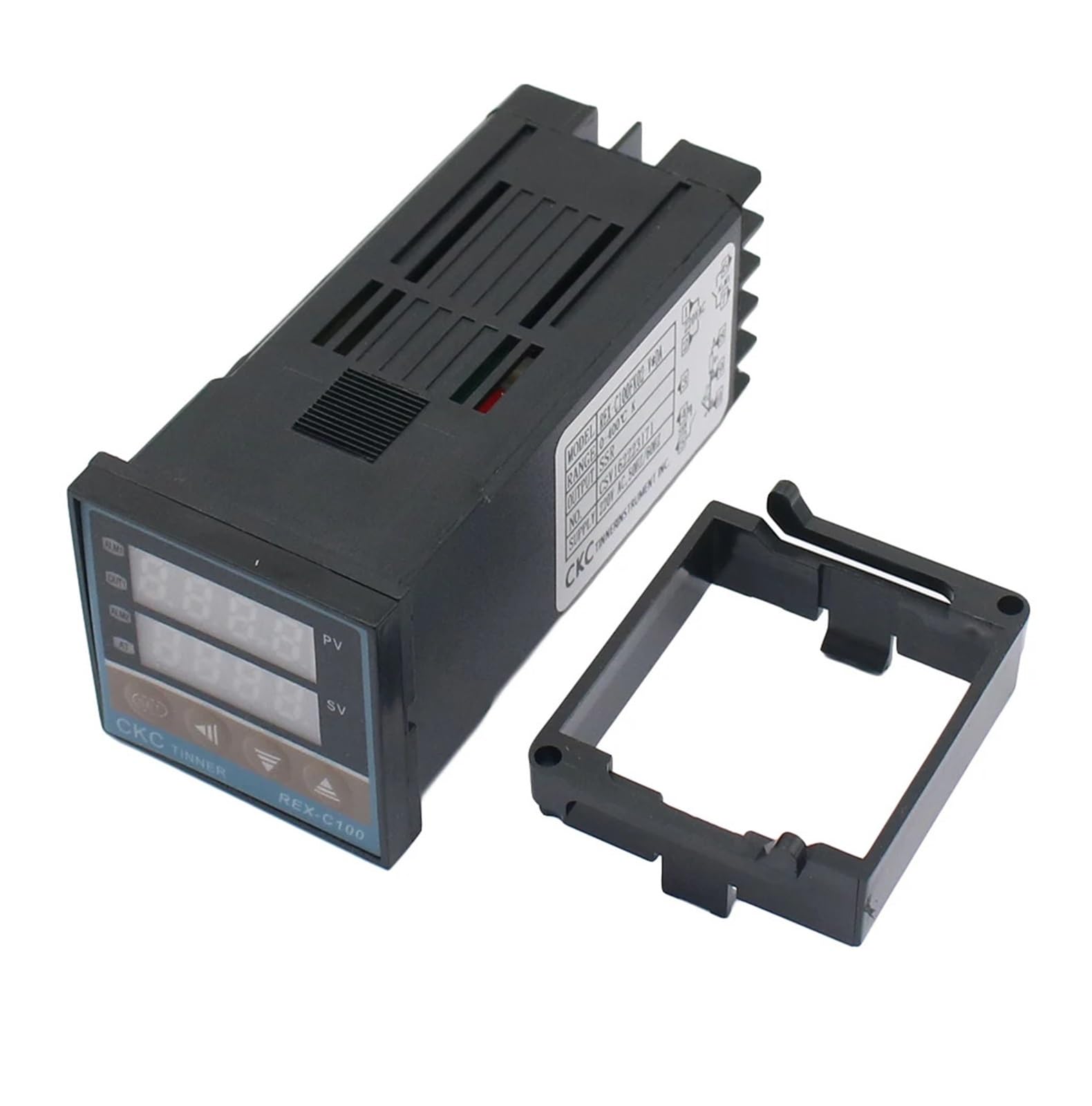 REX-C100 cyfrowy regulator temperatury termostat wyjście przekaźnikowe + czujnik termopary typu K 48 x 48 (REX-C100 1 metr, wyjście SSR)