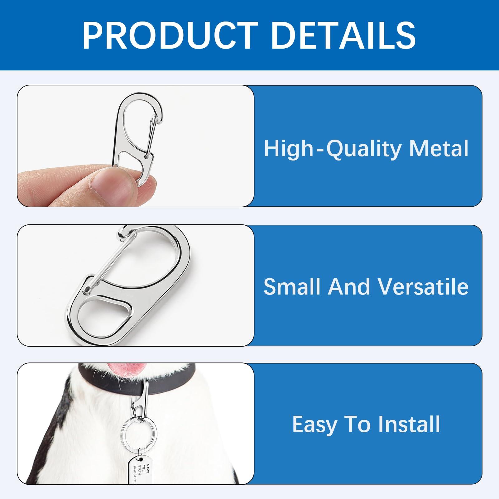 6PCS Dog Tag Clips - Image 3