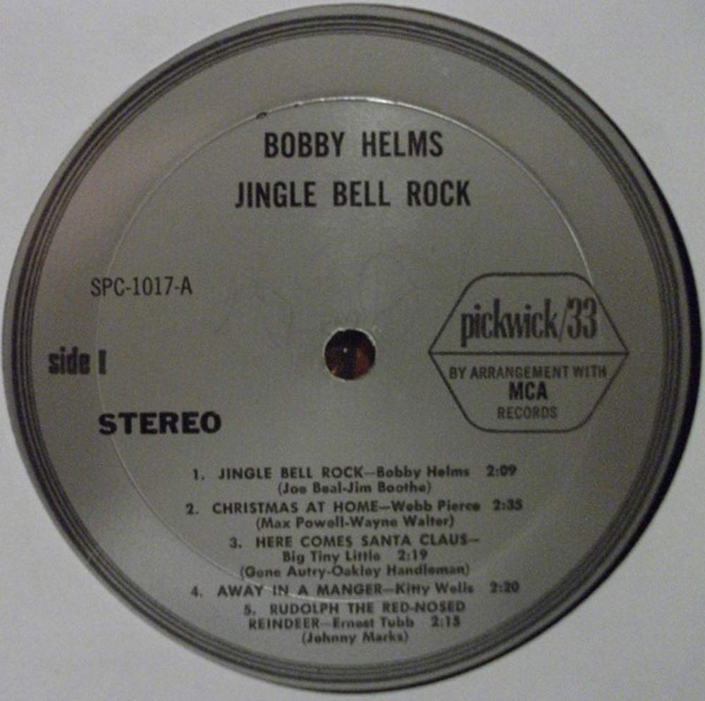 Jingle Bell Rock - The Original Bobby Helms Hit! [Vinyl LP]