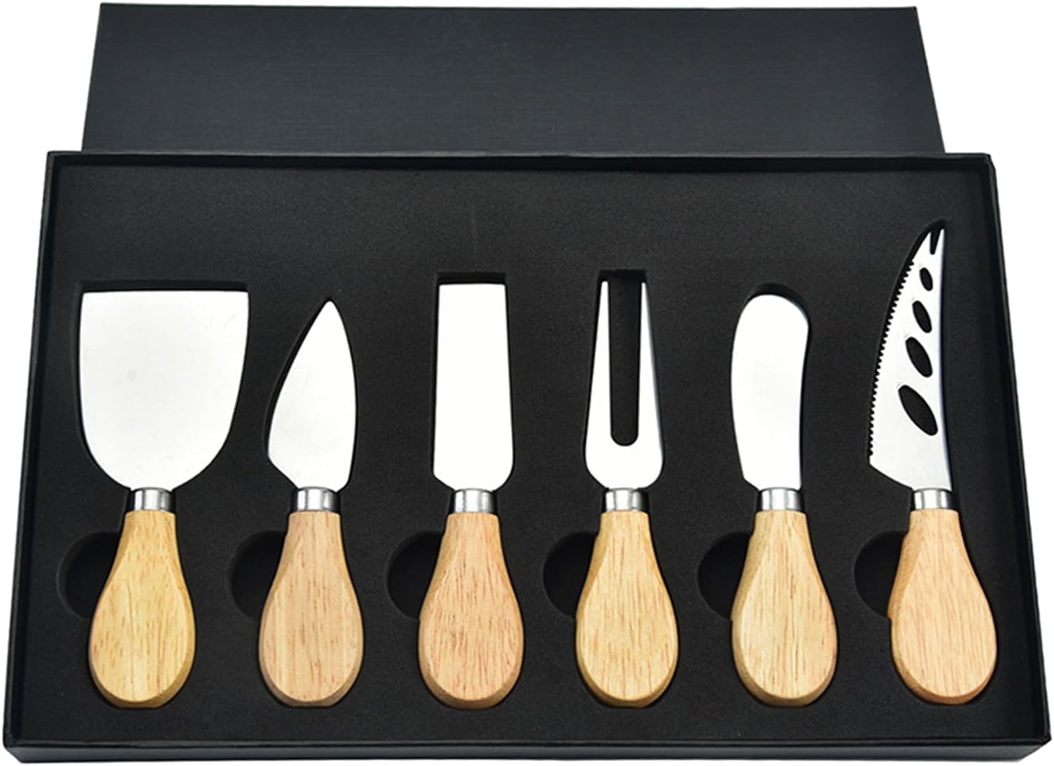 Amazon.com: Linwnil Cheese Knives Set with Gift Box for Charcuterie Board Accessories Stainless ...