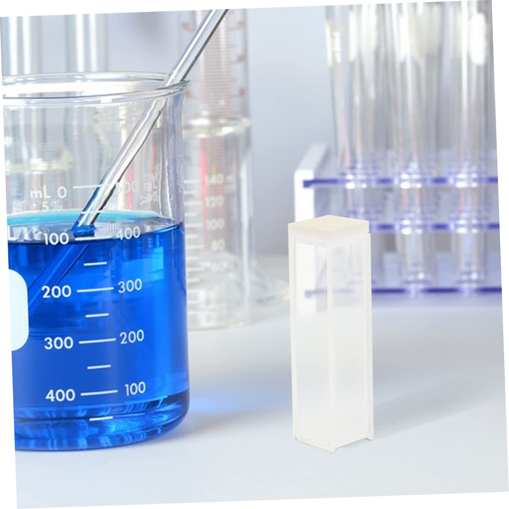ULTECHNOVO 6stücke Quarz Küvetten Weglänge Für Laboranalysen Hohe Transparenz Uv-transparent Geeignet Für Spektrophotometer Für Chemische Und Pharmazeutische Anwendungen