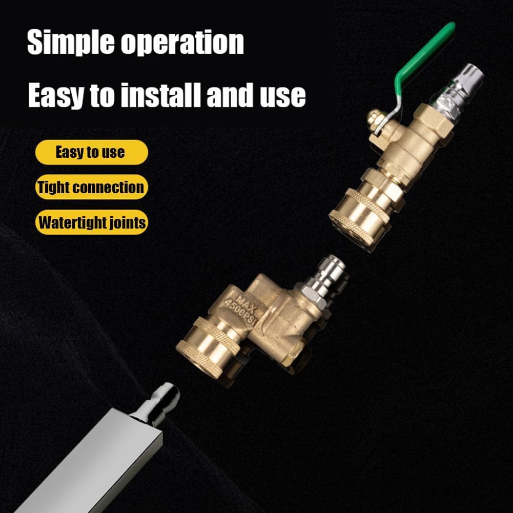 Water Air Dual-use Radiator Cleaning Wand 39'' - Valve Air Hose Quick Connect, 180° Swivel Joint, 304 Stainless Steel & Brass - Safe for Radiators for Cars, Trucks, RVs, Shelves (39in)
