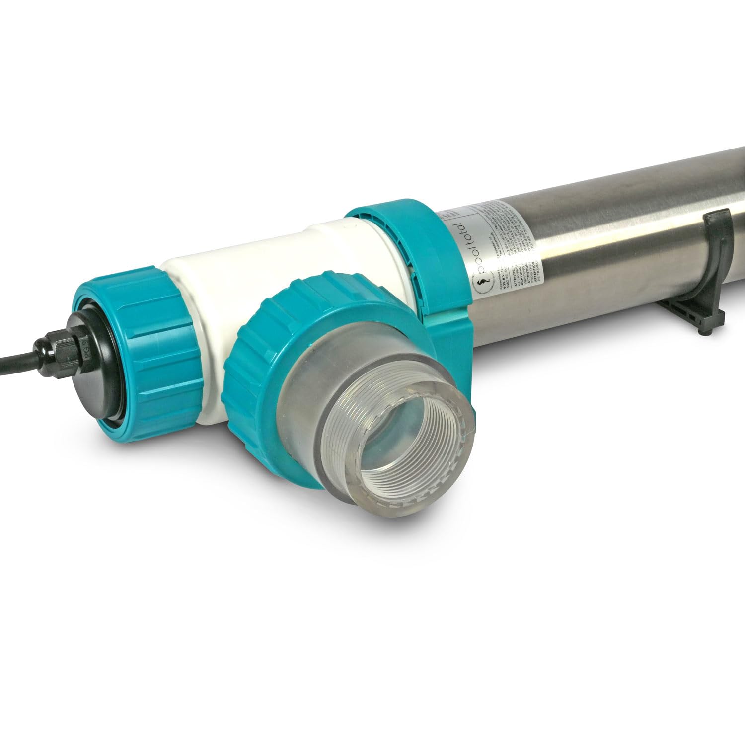 Premium UVC Klärer Wasserklärer mit UV Lampe Teichklärer Entkeimungsgerät für Schwimmbecken und Pool Vorklärgerät Effizient Umweltfreundlich Sauber Klares Wasser (75W Duplex (Salzwasser))