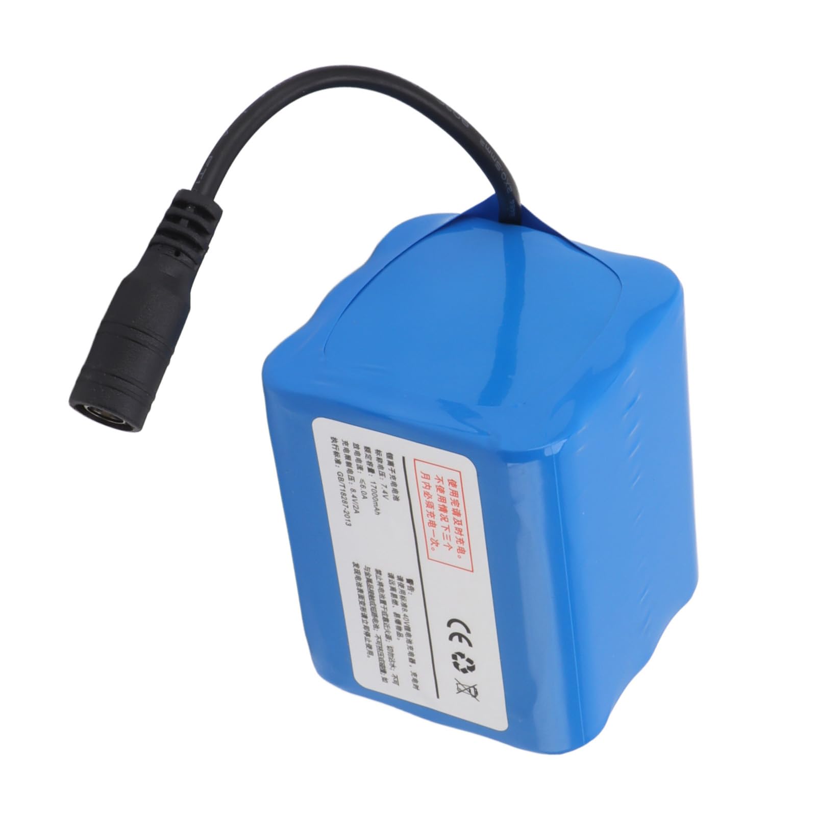 Generic Batterie de Bateau Radiocommandée 7,4 V 17 000 MAh pour la Série de Bateaux Gigognes F18, Batterie Lipo Haute capacité avec Charge équilibrée, Légère et Sûre pour Les Bateaux Télécommandés