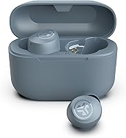 Vista 2 de JLab Go Air Pop True Auriculares Inalámbricos Bluetooth + Estuche de Carga, Slate, Conexión Dual, Resistencia al Sudor IPX4, Conexión Bluetooth 5.1