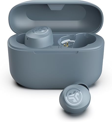 Miniatura 9 de JLab Go Air Pop True Auriculares inalámbricos Bluetooth + funda de carga, edición limitada, azul marino, conexión dual, resistencia al sudor IPX4,