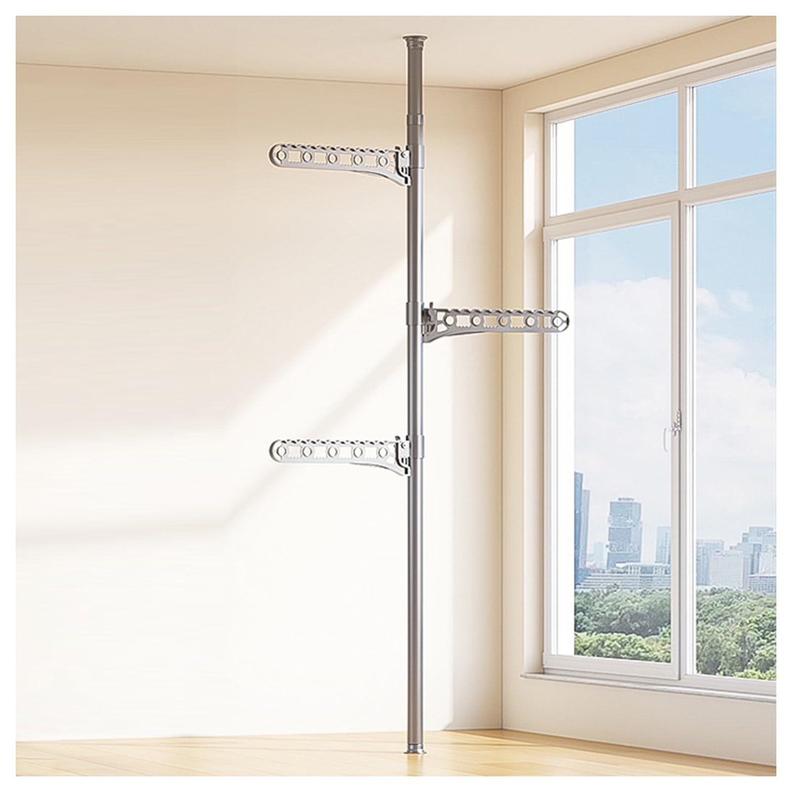 Armoire de tension d'angle gain de place pour ranger sans percer les murs du salon