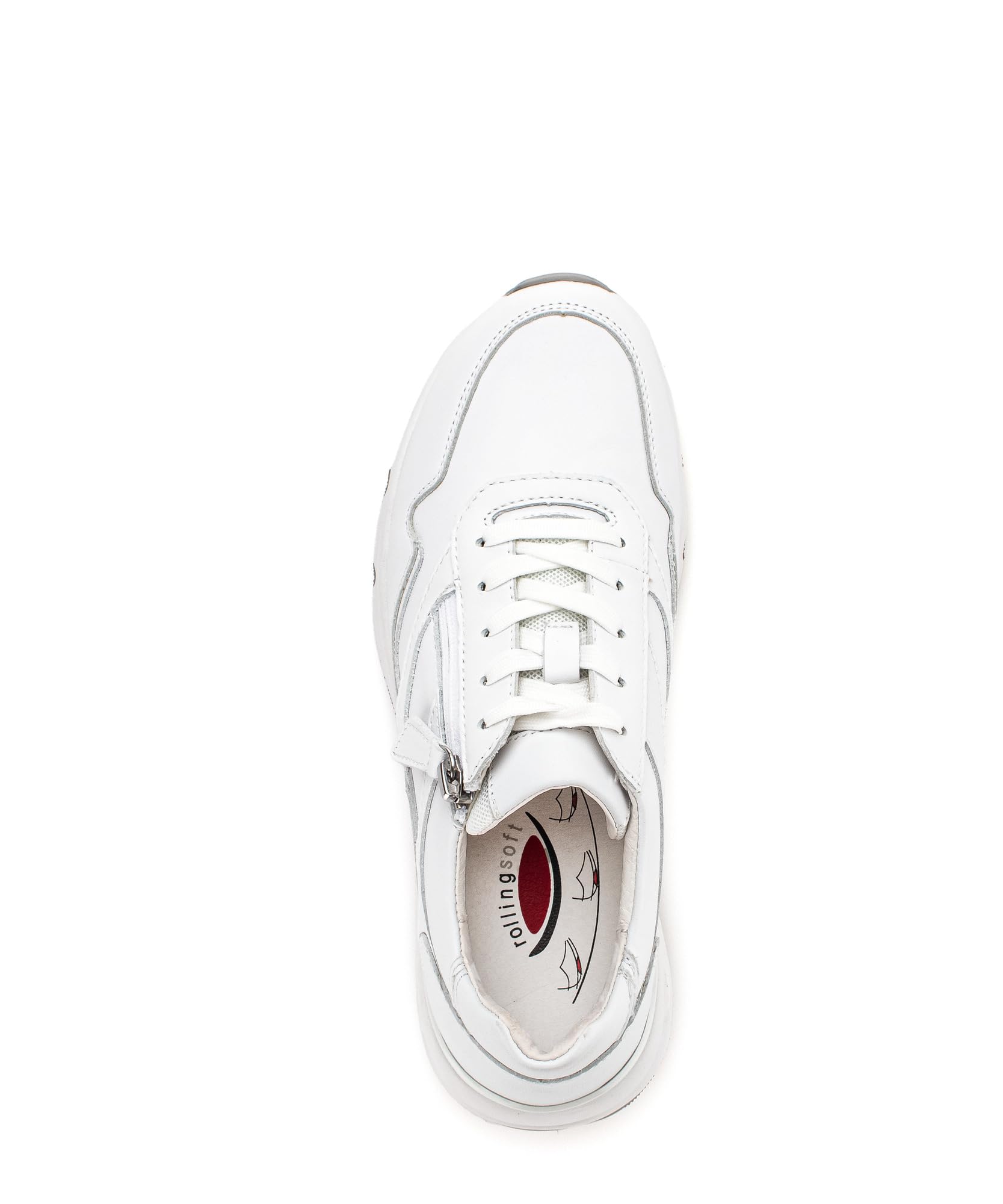 Gabor Sneaker basse da donna, Bianco 51, 42 EU