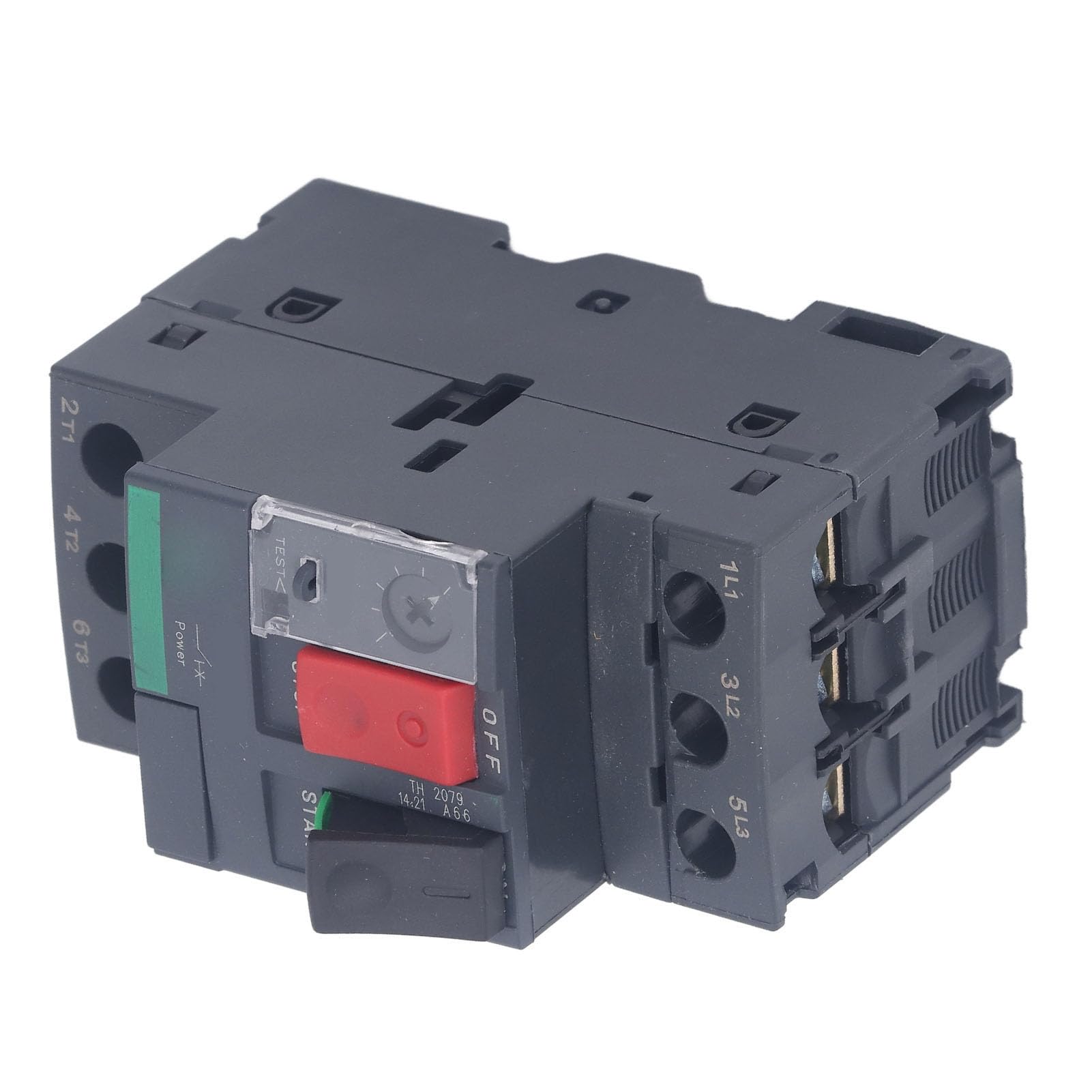 Interrupteurs de Protection de Moteur, Disjoncteur Magnétique Thermique, Protection contre les Surcharges sur Rail de 35mm, AC 690V (GV2-ME06 1-1,6A)