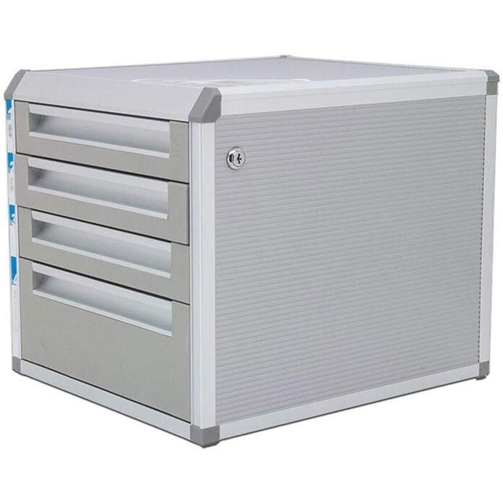 Rangement Bureau Classeur De Bureau, Boîte De Rangement En Alliage D'aluminium, Classeur À Compartiments Verrouillables