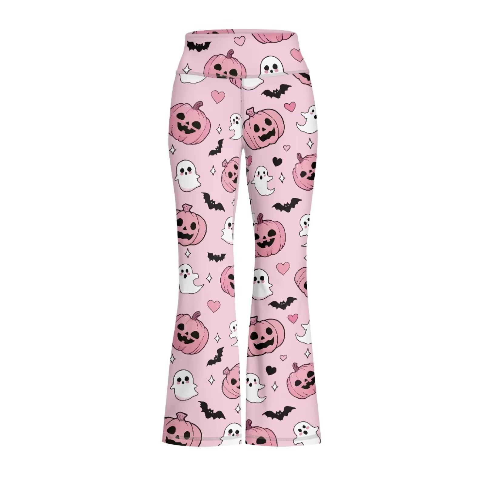 Girls Flare Leggings 5-14T Cute Bell Bottoms for Girl Yoga Pants for Gym