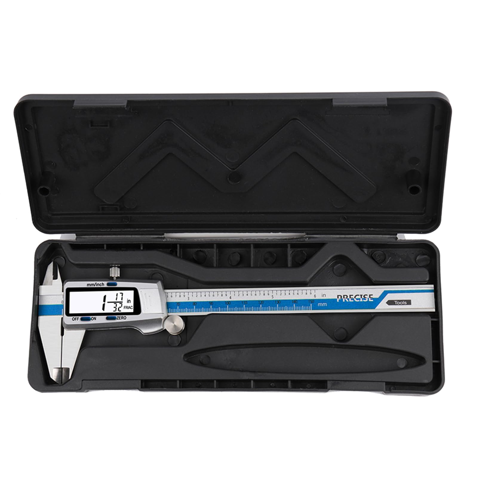 Cocoarm Calibrador Digital Electrónico, Calibrador Deslizante de Acero Inoxidable de Alta Precisión, Pantalla LCD Grande, Medición Precisa para Ingenieros y Entusiastas del Bricolaje