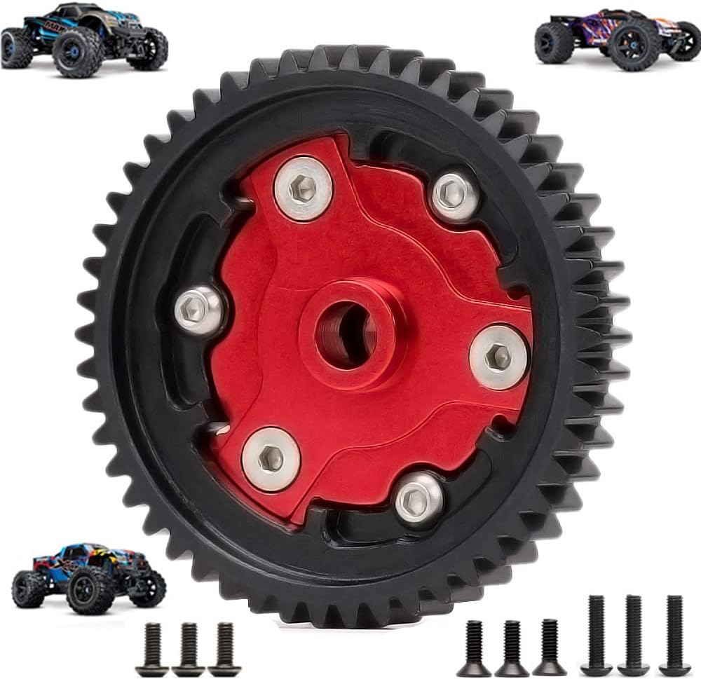 Steel 50T Spur Gear + Transmission Cush Drive Housing for 1