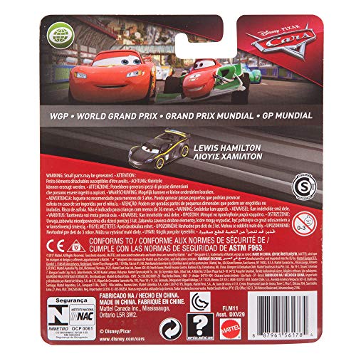 Disney Cars - Grand Prix Mundial Lewis Hamilton, Vehículo Diecast, Coche de Juguete (Mattel FLM11) , color/modelo surtido