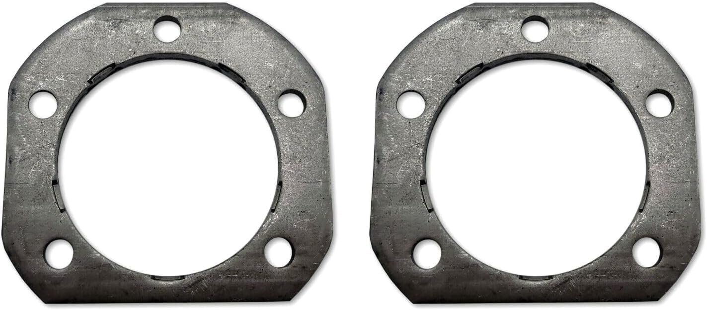 2x Trailer Brake Backing Plate Flange 5200 7000# Axle 3-1/8" HOLE 5 bolt bracket