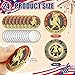 24 Pcs Put on The Whole Armor of God Coin Round Commemorative Coin Souvenir Prayer Metal Christian for Collectors Military Church Party Collectible Challenge Souvenir