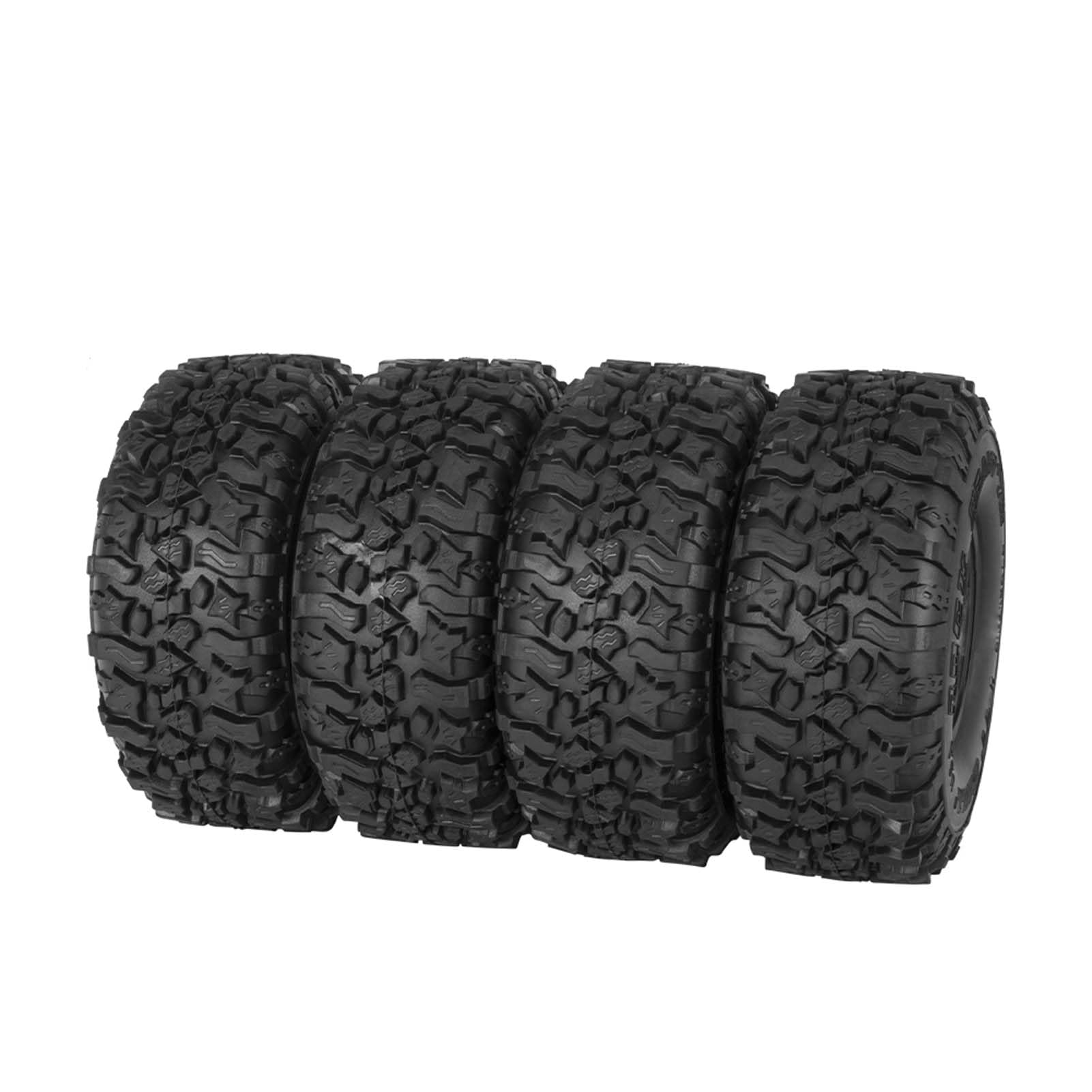 KEEDA 1.9 Inch Rubber Tyres for 1:10 RC Rock Crawler Car (120mm) โ image 1