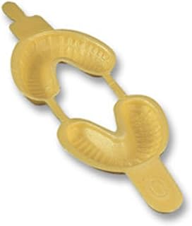 PLASDENT - Excellent Dual Fluoride Trays - # FT-S - Small - Color: Yellow - (100 Pcs/Bag) - Disposable Bite Trays & Fluoride Trays [ Disposable Plastic Impression Trays ] 001-FT-S Denmed Wholesale